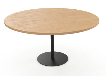 Table  Ø 160 pied métal